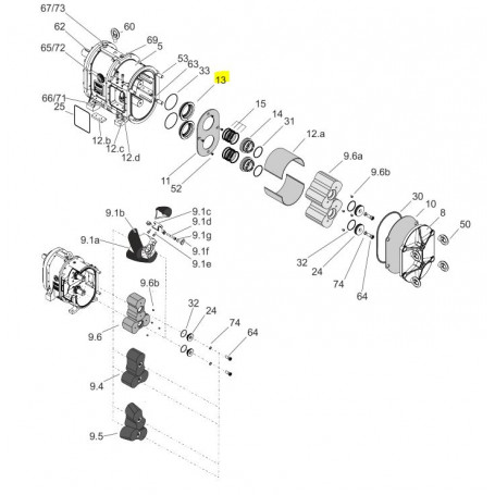 Support de grain fixe avec orifice de rinçage - ACIER 1.0503 - Série CL