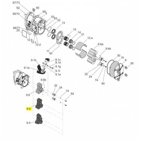 Bi-lobe linéaire - NBR - Série CL260