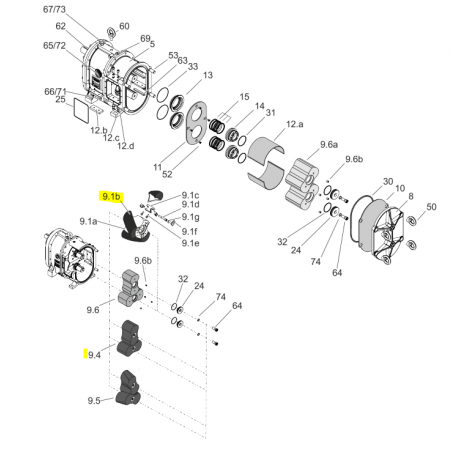 Embout de tri-lobe hélicoïdal droit - SBR - Série CL520