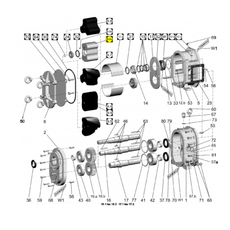 Bi-lobe linéaire Orbit - ACIER 1.7225 traité - Série PL100