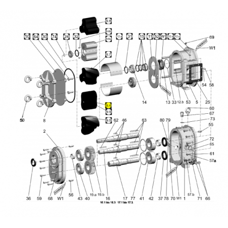 Bi-lobe linéaire Orbite - ACIER 1.7225 - Série PL200