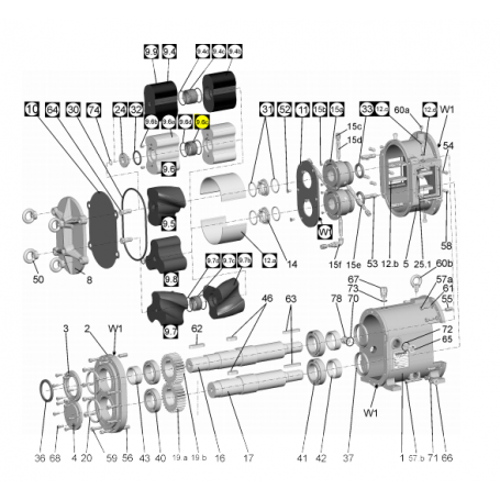 Entretoise - ACIER 1.7225 - Série PL400