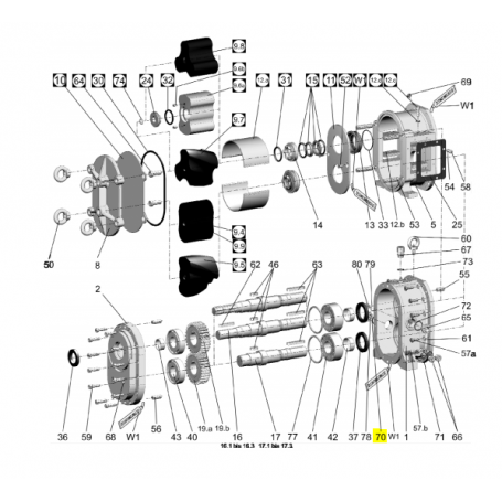 Joint plat A33x39x2 - CUIVRE - Série PL/CL/HPL/CL/EL/HFL