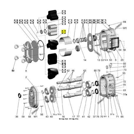 Tri-lobes droit - NBR - Série PL