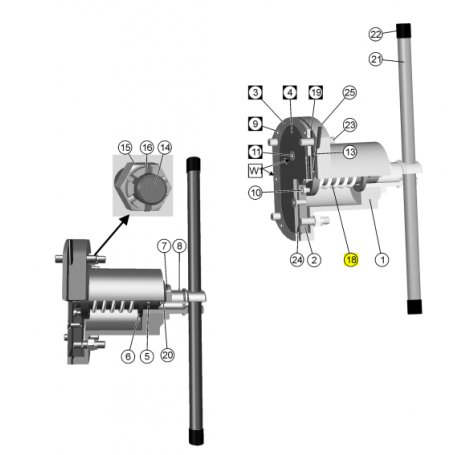 Ressort - Série PL Variodeckel