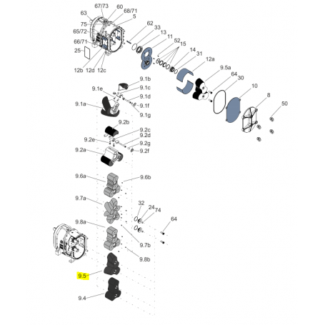 Bi-lobe hélicoïdal Optimum droit - NBR - Série FL1036