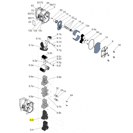 Bi-lobe hélicoïdal Optimum gauche - NBR - Série FL518