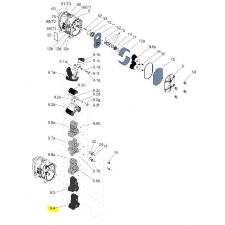 Bi-lobe linéaire - NBR - Série FL518