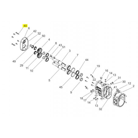 Roulement à rouleaux - ACIER 1.3505 - Série AN