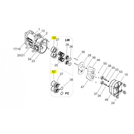Vis à six pans creux - M8x12 - INOX - Série AN