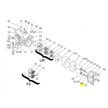 Vis à six pans creux - M12x25 - INOX - Série AN
