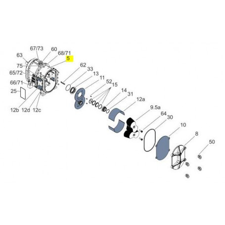Corps de pompe - MIP - FONTE 0.6025 - Série FLA1540