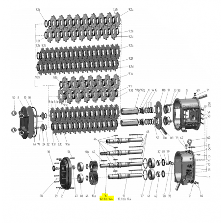 Arbre claveté - INOX 1.4571 - Série FL518