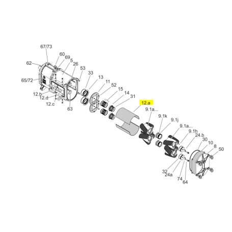 Demi coquille - INOX 1.4571 - Série EL1000