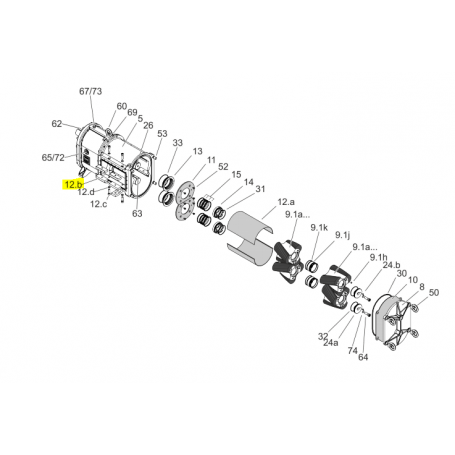 Embout de fixation de demi coquille - ACIER 1.0038 - Série EL1550