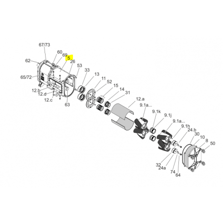 Corps de pompe MIP - FONTE 0.6025 - Série EL1550