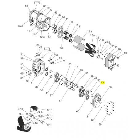 Douille interne 85X95X26 - Série EL
