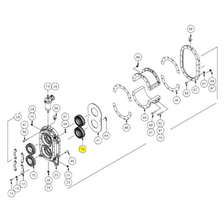 Kit garniture mécanique - Série VX186-184Q