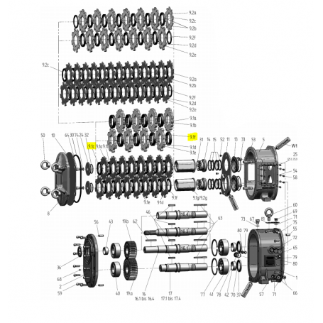 Entretoise 8.9mm - INOX 1.4571 - Série HCL/HFL