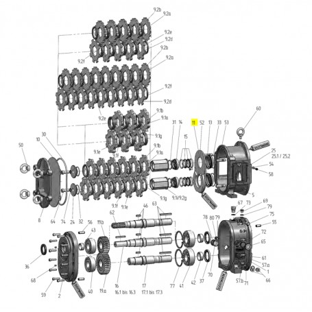 Plaque d'usure arrière pour couteau 5mm - ACIER 1.0038 - Série HPL