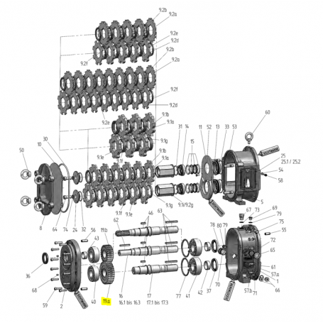 Engrenage - ACIER 1.7225 - Série HPL