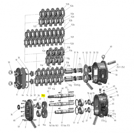 Engrenage - ACIER 1.7225 - Série HPL