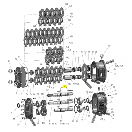 Clavette 14x9x81 - Série HPL200 Version 2017