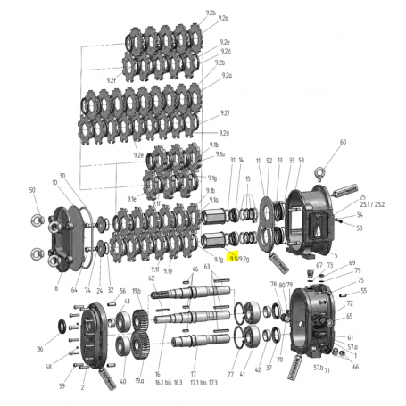 Chemise hexagonale - ACIER 1.7225 - Série HPL200
