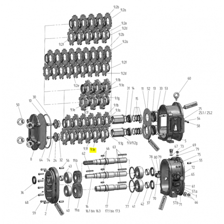 Couteau F16Z 8mm - ACIER au Chrome - Série HPL
