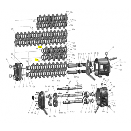 Entretoise 5.5mm - INOX 1.4571 - Série HPL