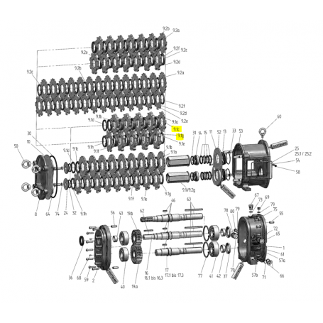 Entretoise 8.25mm - ACIER 1.0038 - Série HPL
