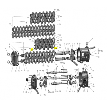 Entretoise 8.5mm - INOX 1.4571 - Série HPL