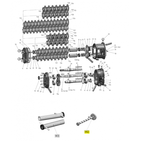 Extracteur pour chemise d'arbre - Série HPL/RR