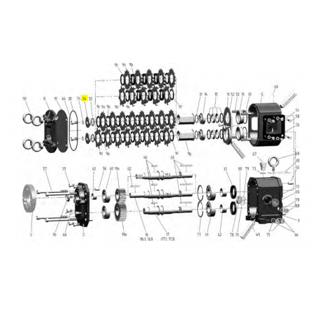 Rondelle d'arbre - ACIER 1.7225 - Série HAL