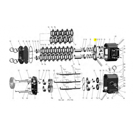 Plaque d'usure arrière pour couteau 4mm - ACIER 1.0038 - Série HAL