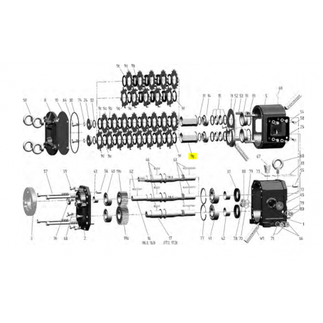 Chemise hexagonale - ACIER 1.7225 - Série HAL50
