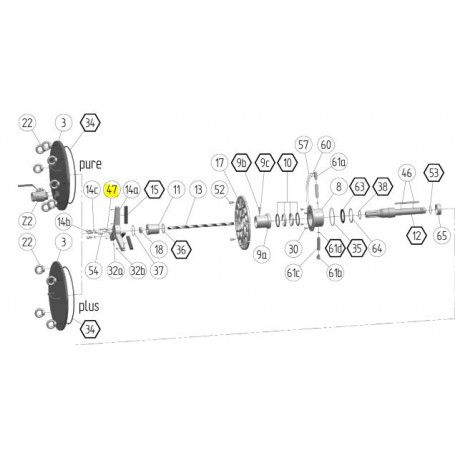 Vis à six pans creux sans tête M6x12 - INOX - Série P150