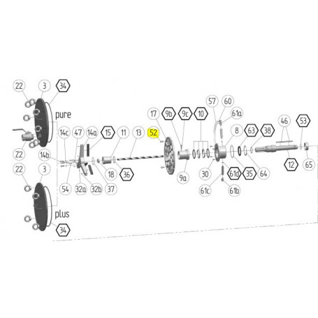 Vis à six pans creux M10x25 - ACIER - Série P150