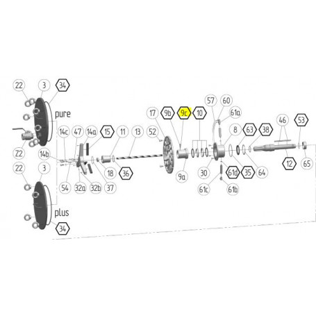 Joint plat A6x10x1 - CUIVRE - Série P150 V2