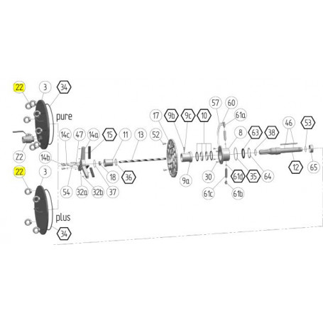 Ecrou à oreilles M16 - INOX - Série P300