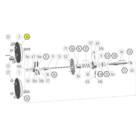 Joint torique de corps - 360x7 - FPM - Série P300