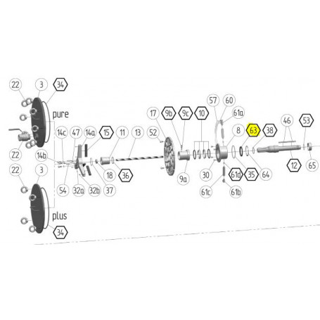 Joint à lèvre - 70x90x7 - NBR - Série P300 V2