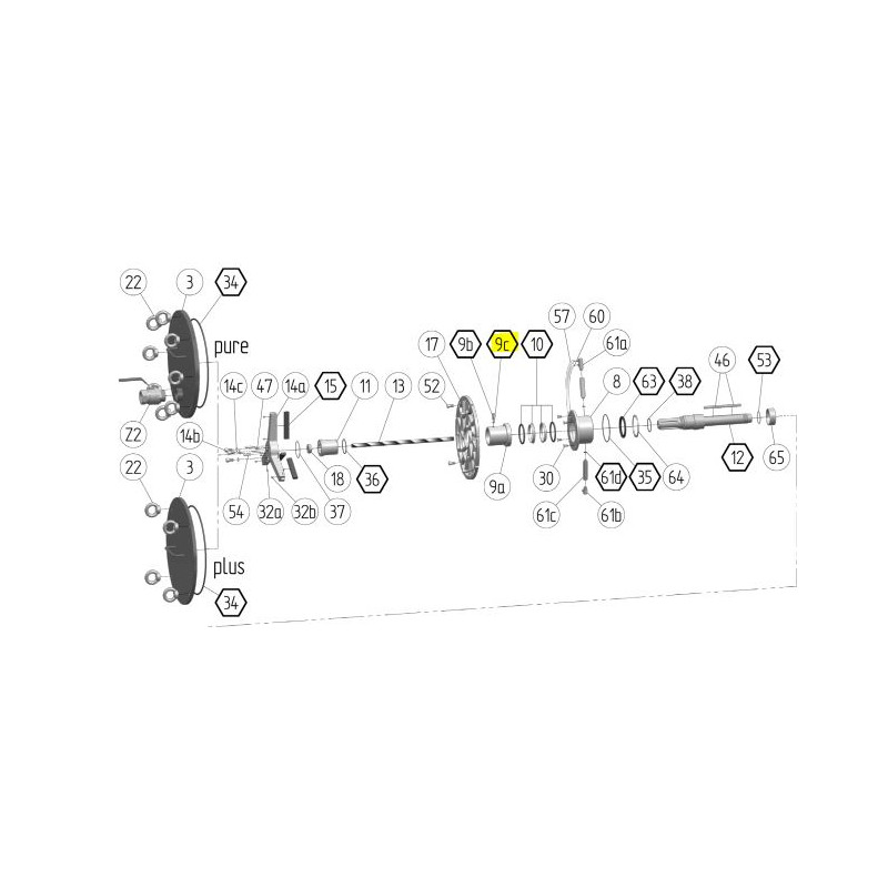 Joint plat - A18x11.5x1 - CUIVRE - Série P300 V2