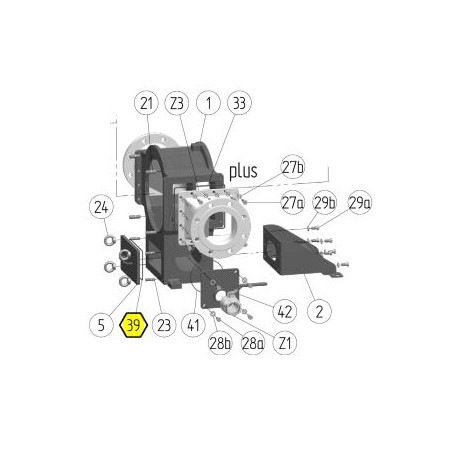 Joint torique de piège à cailloux 134x3 - NBR - Série P150