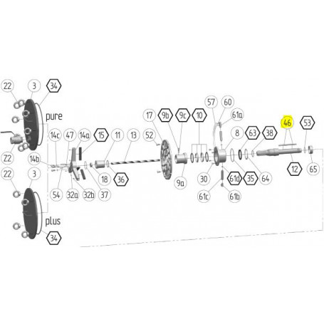Clavette 10x8x60 - Série P150