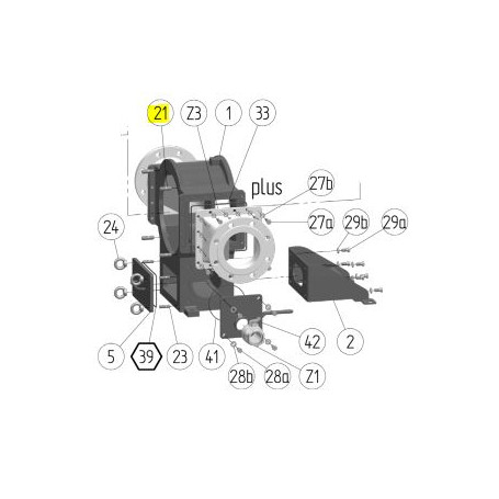 Goujon M12x30 - INOX - Série P300 pure