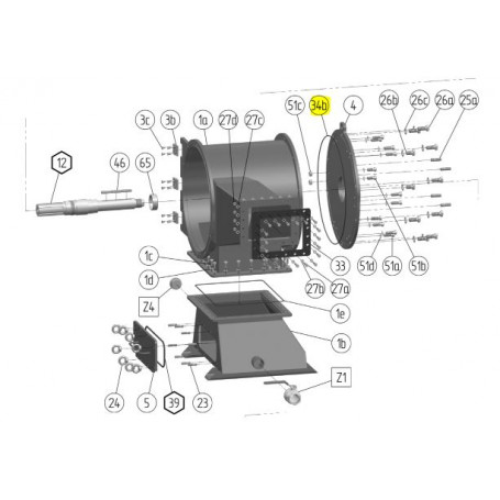 Joint torique - 615x5 - EPDM FDA - Série P500