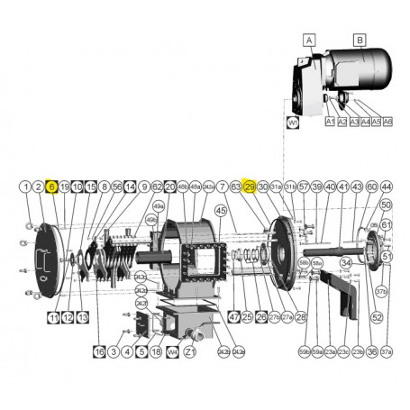 Joint torique de corps 502x8 - NBR - Série RR9000