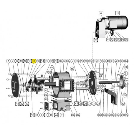 Ecrou de serrage - ACIER 1.7225 - Série RR9000 Version 1