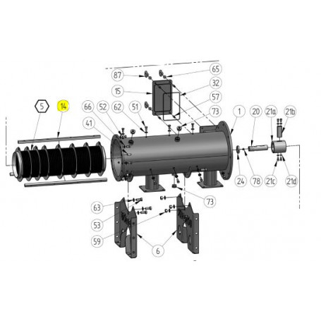 Support de grain tournant - ACIER 1.0503 - Série FL/HFL/P300/RR9000/RC
